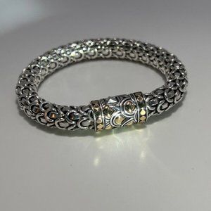 John Hardy Sterling 18K Naga Bracelet